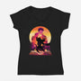 Book Of Dungeon Crawler-Womens-V-Neck-Tee-dandingeroz