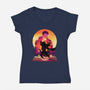 Book Of Dungeon Crawler-Womens-V-Neck-Tee-dandingeroz