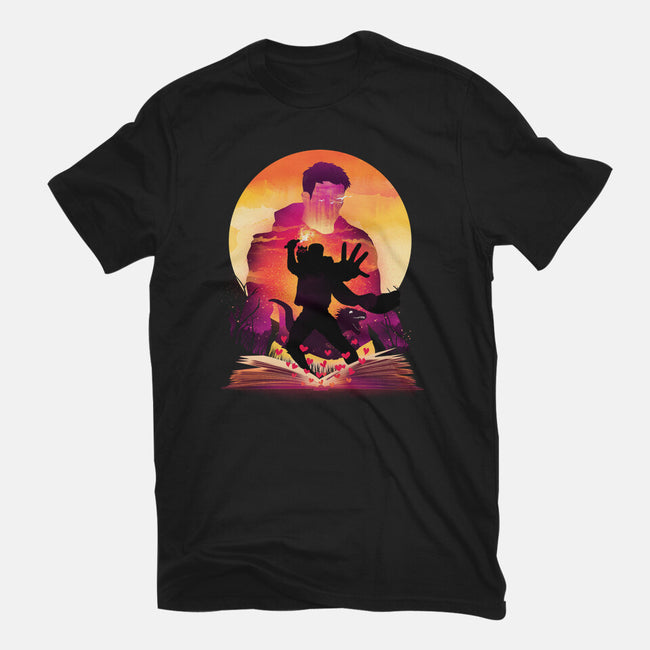 Book Of Dungeon Crawler-Unisex-Basic-Tee-dandingeroz