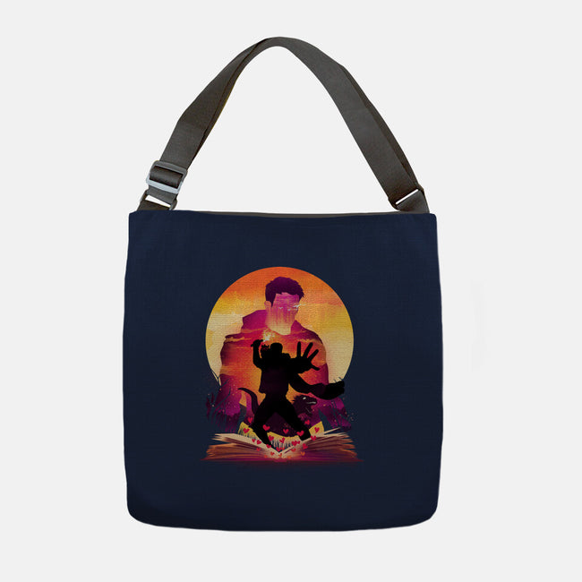 Book Of Dungeon Crawler-None-Adjustable Tote-Bag-dandingeroz