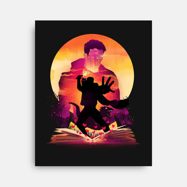Book Of Dungeon Crawler-None-Stretched-Canvas-dandingeroz