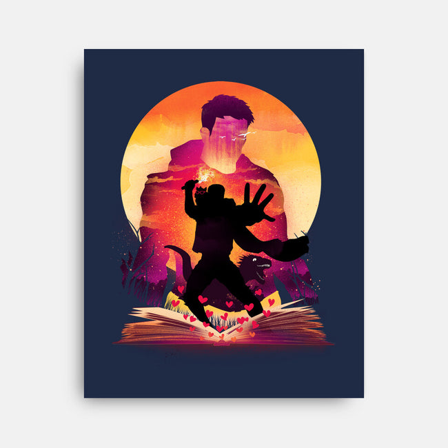 Book Of Dungeon Crawler-None-Stretched-Canvas-dandingeroz