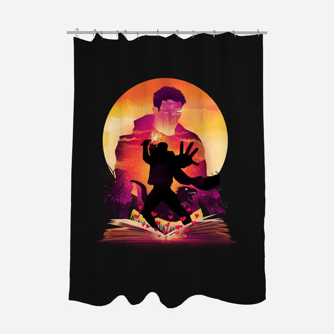 Book Of Dungeon Crawler-None-Polyester-Shower Curtain-dandingeroz