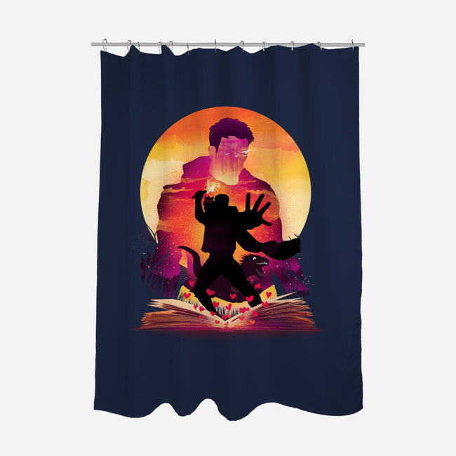 Book Of Dungeon Crawler-None-Polyester-Shower Curtain-dandingeroz