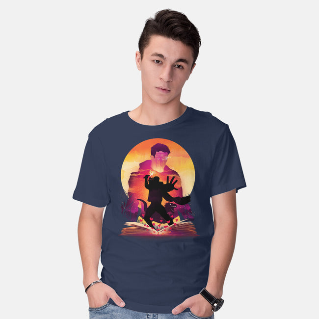 Book Of Dungeon Crawler-Mens-Basic-Tee-dandingeroz