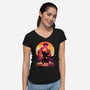 Book Of Dungeon Crawler-Womens-V-Neck-Tee-dandingeroz