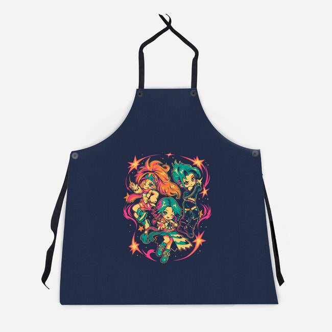 Crystal Crew-Unisex-Kitchen-Apron-Arigatees