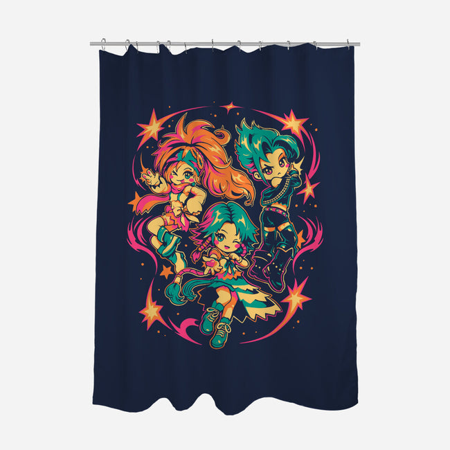 Crystal Crew-None-Polyester-Shower Curtain-Arigatees