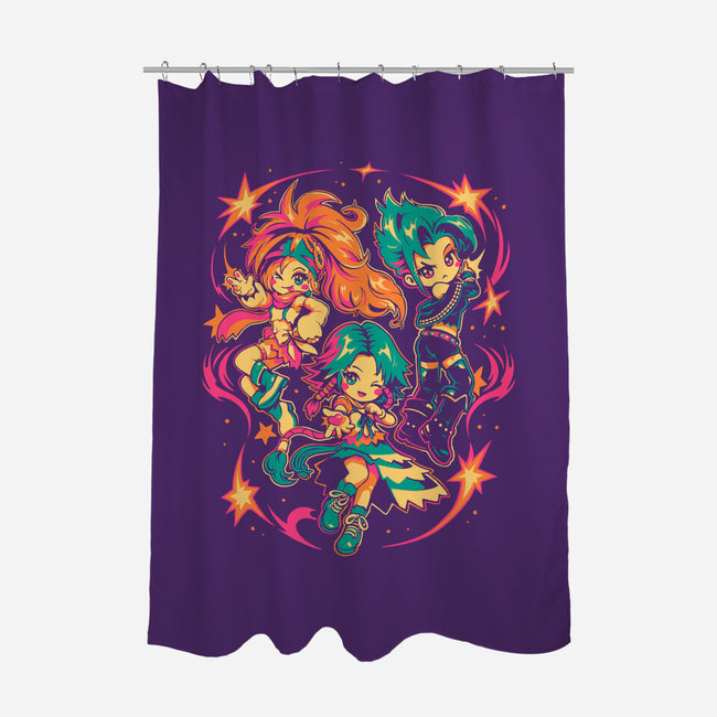 Crystal Crew-None-Polyester-Shower Curtain-Arigatees