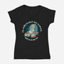 Fully Booked This Weekend-Womens-V-Neck-Tee-Freecheese