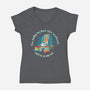 Fully Booked This Weekend-Womens-V-Neck-Tee-Freecheese