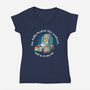Fully Booked This Weekend-Womens-V-Neck-Tee-Freecheese