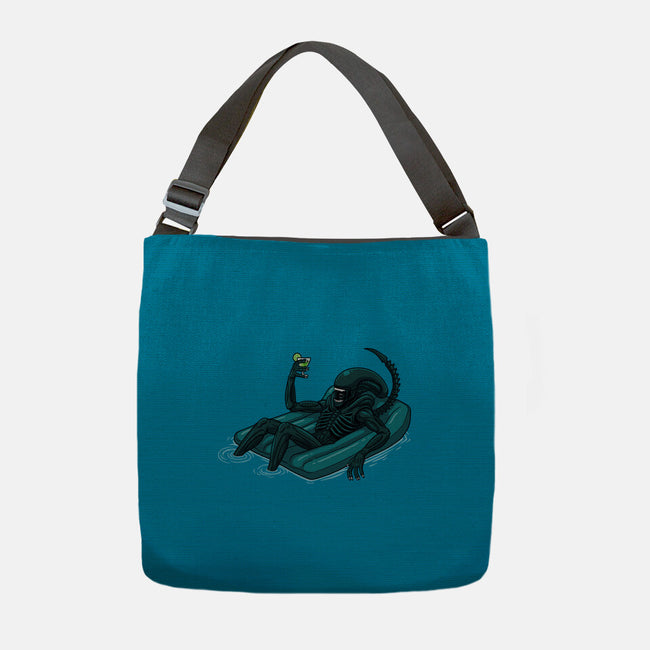 Alien In Summer-None-Adjustable Tote-Bag-jasesa