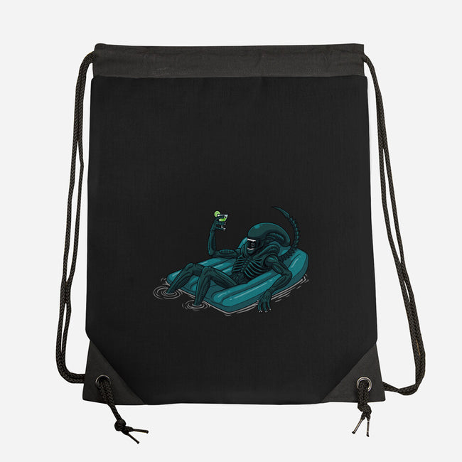 Alien In Summer-None-Drawstring-Bag-jasesa