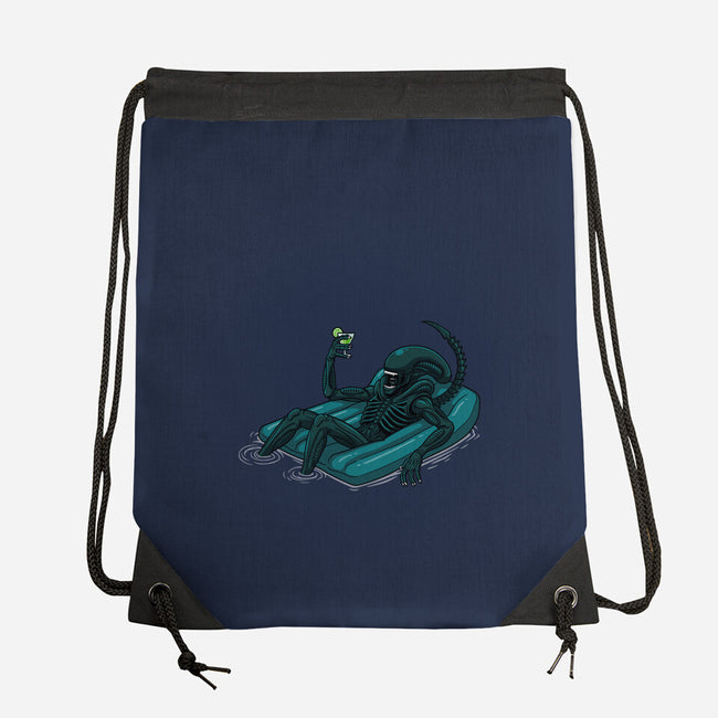 Alien In Summer-None-Drawstring-Bag-jasesa