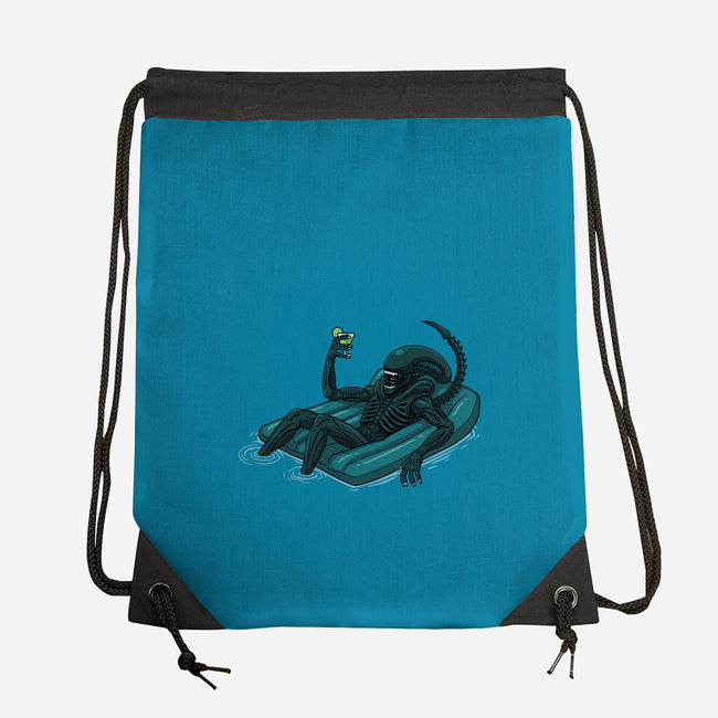 Alien In Summer-None-Drawstring-Bag-jasesa