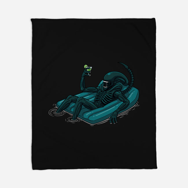 Alien In Summer-None-Fleece-Blanket-jasesa
