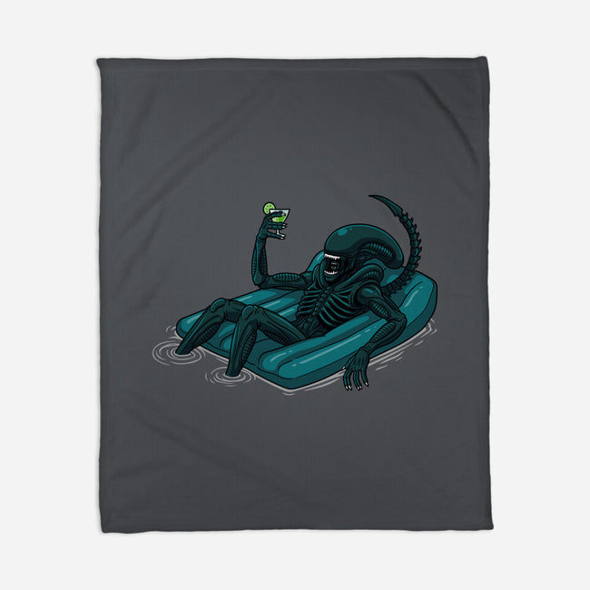 Alien In Summer-None-Fleece-Blanket-jasesa