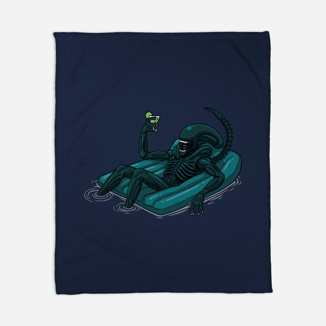 Alien In Summer-None-Fleece-Blanket-jasesa