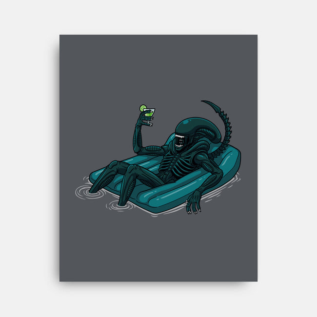 Alien In Summer-None-Stretched-Canvas-jasesa