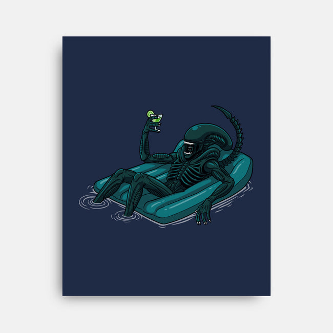Alien In Summer-None-Stretched-Canvas-jasesa