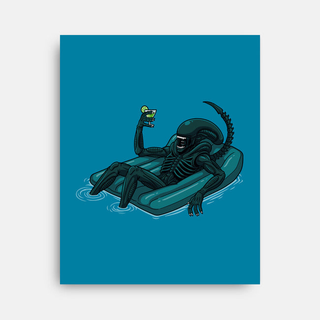 Alien In Summer-None-Stretched-Canvas-jasesa