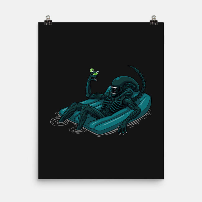 Alien In Summer-None-Matte-Poster-jasesa