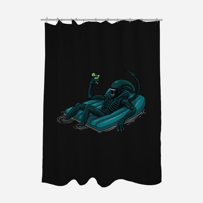 Alien In Summer-None-Polyester-Shower Curtain-jasesa