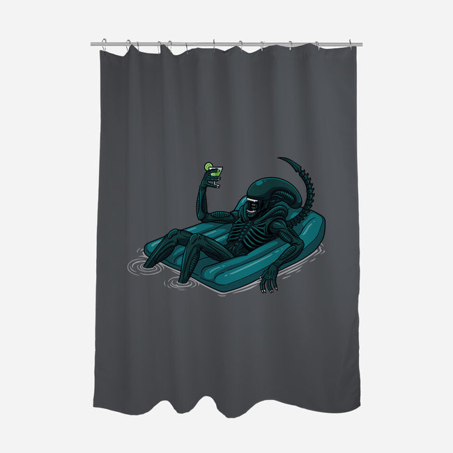 Alien In Summer-None-Polyester-Shower Curtain-jasesa