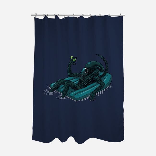 Alien In Summer-None-Polyester-Shower Curtain-jasesa
