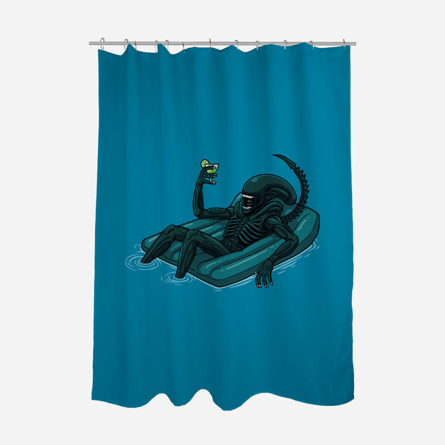 Alien In Summer-None-Polyester-Shower Curtain-jasesa