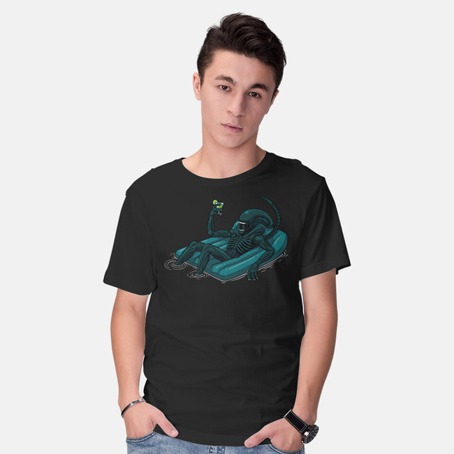 Alien In Summer-Mens-Basic-Tee-jasesa