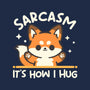 Sarcasm Hugs-Womens-V-Neck-Tee-NemiMakeit