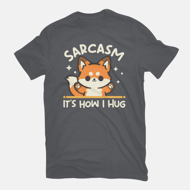 Sarcasm Hugs-Womens-Fitted-Tee-NemiMakeit