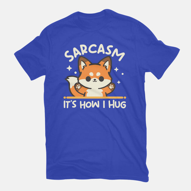Sarcasm Hugs-Womens-Fitted-Tee-NemiMakeit
