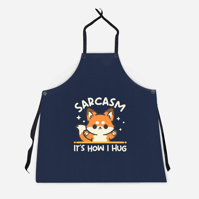 Sarcasm Hugs-Unisex-Kitchen-Apron-NemiMakeit