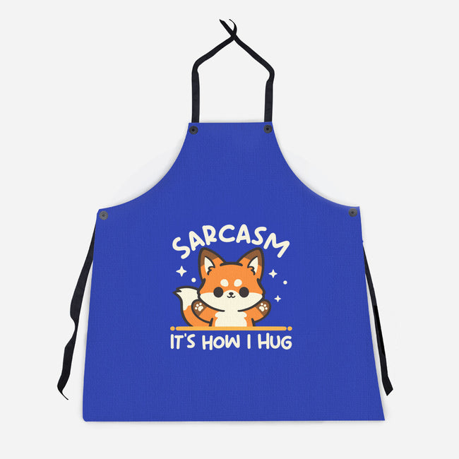 Sarcasm Hugs-Unisex-Kitchen-Apron-NemiMakeit