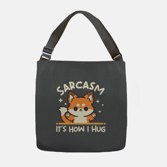 Sarcasm Hugs-None-Adjustable Tote-Bag-NemiMakeit