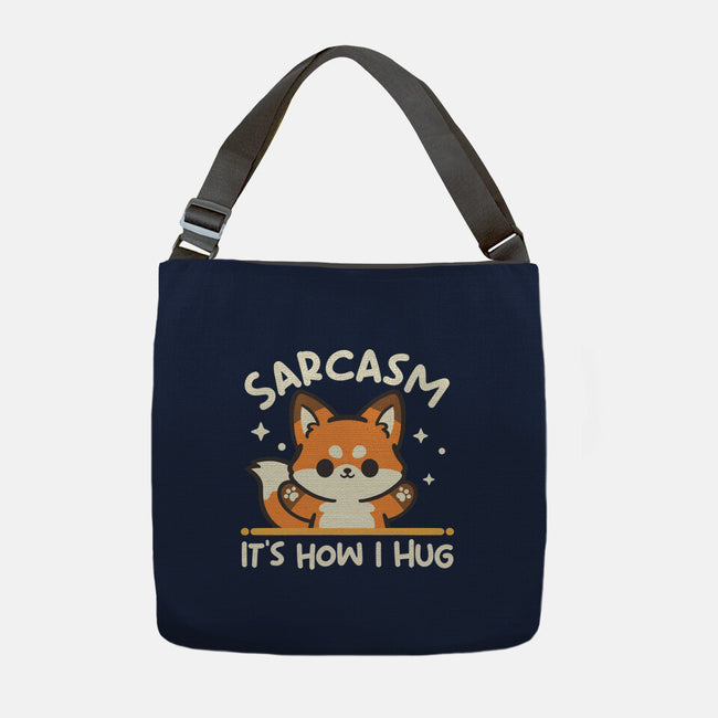 Sarcasm Hugs-None-Adjustable Tote-Bag-NemiMakeit