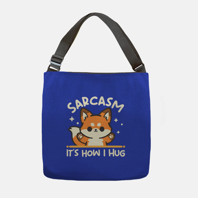 Sarcasm Hugs-None-Adjustable Tote-Bag-NemiMakeit