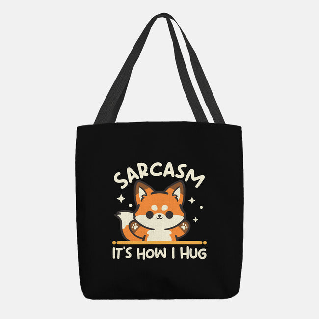 Sarcasm Hugs-None-Basic Tote-Bag-NemiMakeit