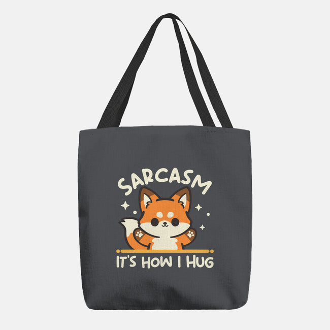 Sarcasm Hugs-None-Basic Tote-Bag-NemiMakeit