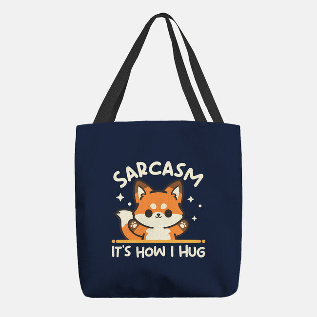 Sarcasm Hugs-None-Basic Tote-Bag-NemiMakeit