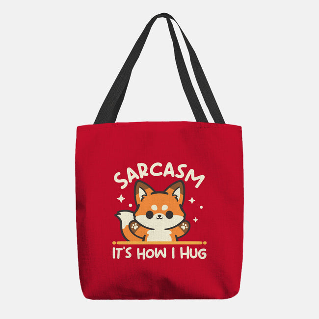 Sarcasm Hugs-None-Basic Tote-Bag-NemiMakeit