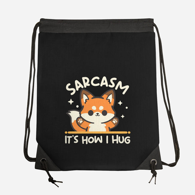 Sarcasm Hugs-None-Drawstring-Bag-NemiMakeit