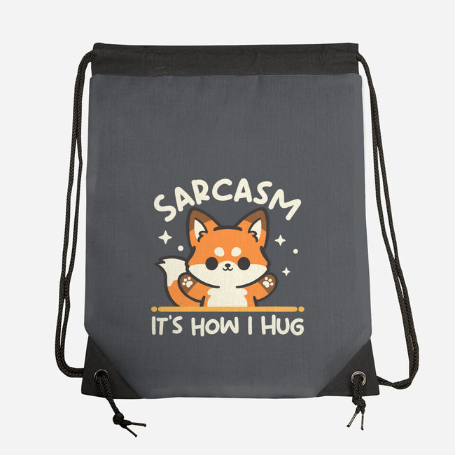 Sarcasm Hugs-None-Drawstring-Bag-NemiMakeit