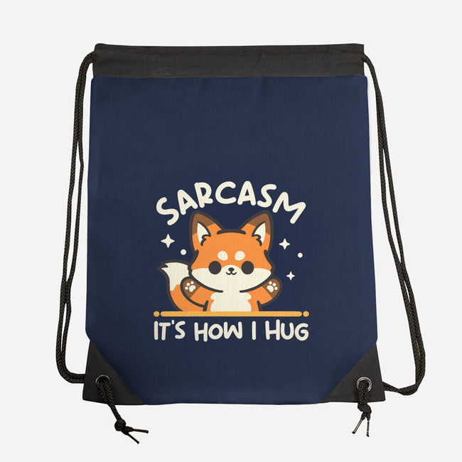 Sarcasm Hugs-None-Drawstring-Bag-NemiMakeit