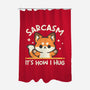 Sarcasm Hugs-None-Polyester-Shower Curtain-NemiMakeit