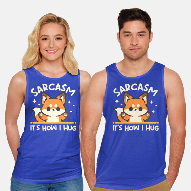 Sarcasm Hugs-Unisex-Basic-Tank-NemiMakeit