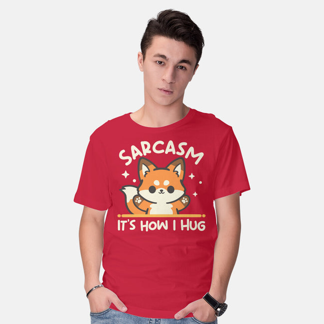 Sarcasm Hugs-Mens-Basic-Tee-NemiMakeit